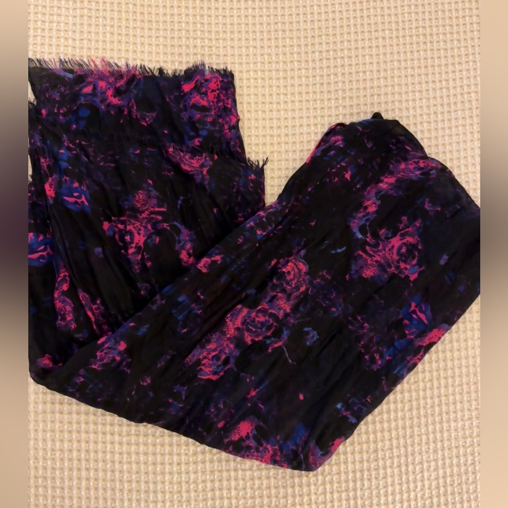 Express Black and Pink Scarf